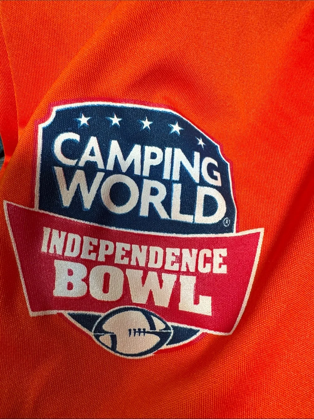 Player issued bowl game. Nike Bright Orange Performance Shorts.